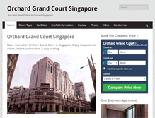 Tablet Screenshot of orchardgrandcourt.com